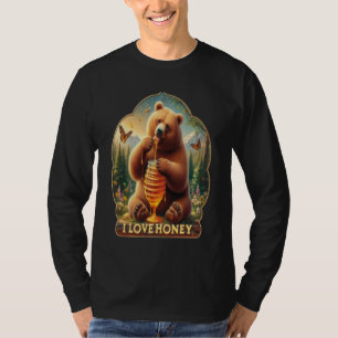 Björnhonung från honungskomb t shirt