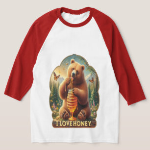 Björnhonung från honungskomb t shirt