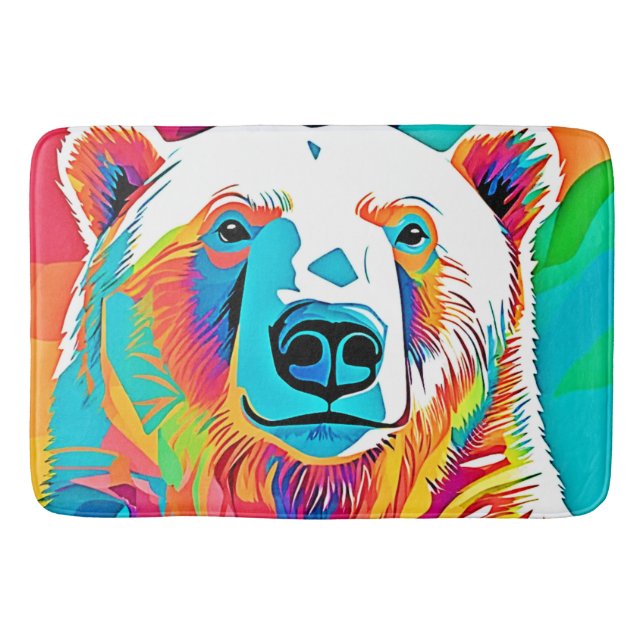 Björnhuvudsverk Badrumsmatta (Framsidan)