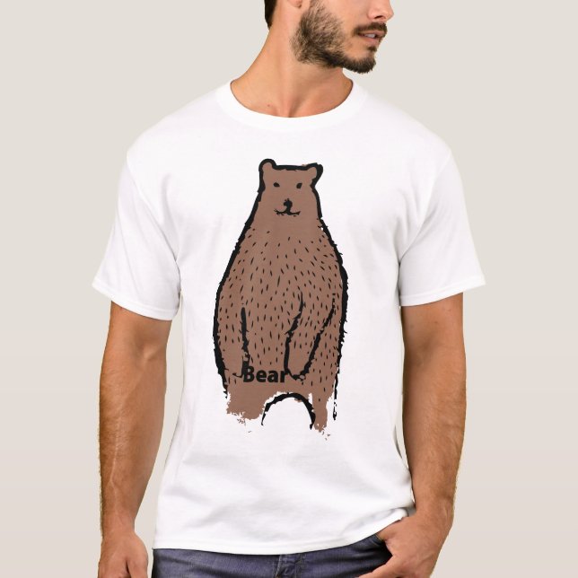 BjörnidentitetsT-tröja T-shirt (Framsida)