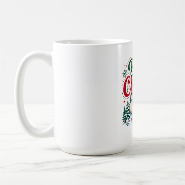 Björnigt jul kaffemugg (Vänster)