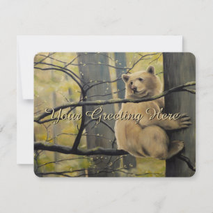 Björninbjudan Personlig Spirit Bear Art OSA