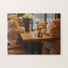 Björnkafépussel, 11" x 14", 252 bitar pussel