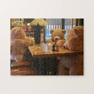 Björnkafépussel, 11" x 14", 252 bitar pussel