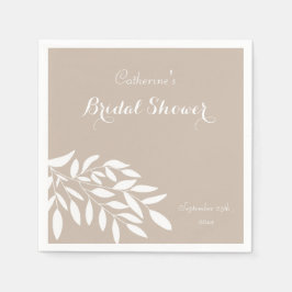 Björnkålsservetter med minimal Möhippa Pappersservett