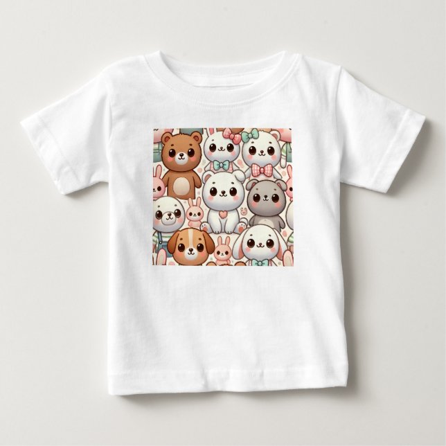 björnkläder baby t shirt (Framsida)