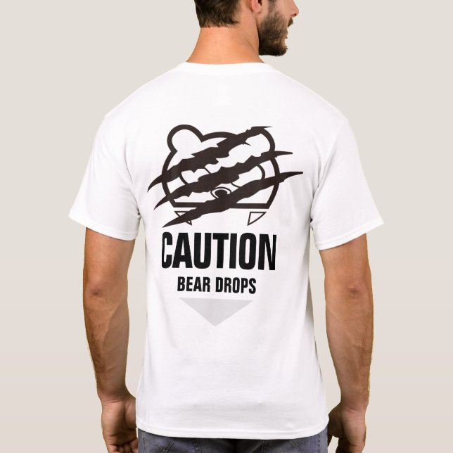 Björnklo Roligt T Shirt (Baksida)
