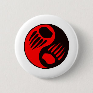 Björnklo Yin Yang Knapp