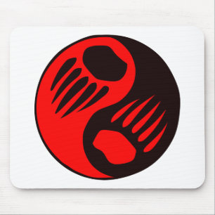 Björnklo Yin Yang Musmatta