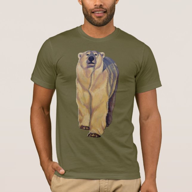 Björnkonst T-shirt-Polar Bear Shirts & Gifts Tee (Framsida)