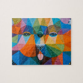 Björnkonstnärer konstgjord stadsplanering konstgjo pussel