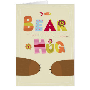 Björnkram Hälsningskort