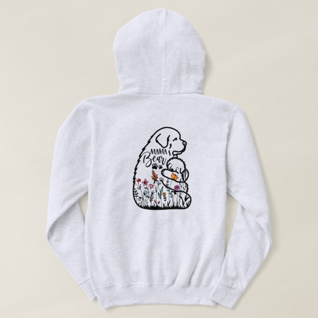 Björnkram Hoodie (Design baksida)