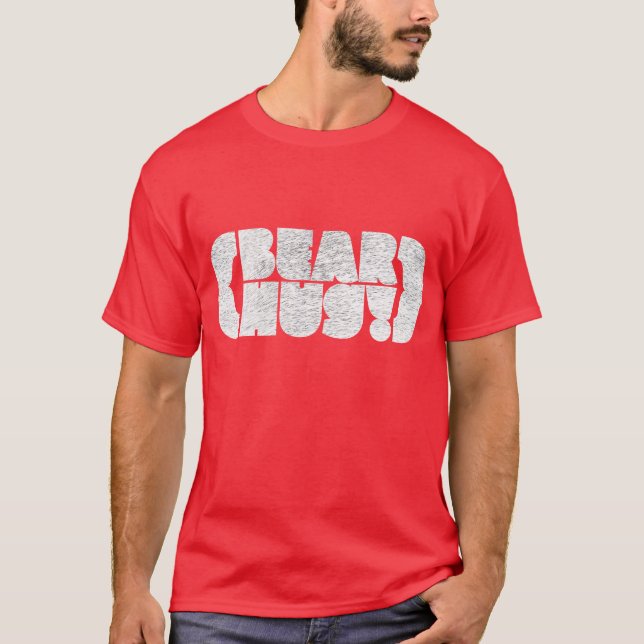 Björnkram: Rött T-shirt (Framsida)