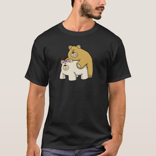 björnkramsvart tee (Framsida)