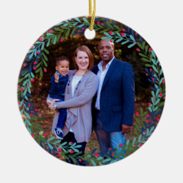 Björnkrans vår första jul i New Home Julgransprydnad Keramik