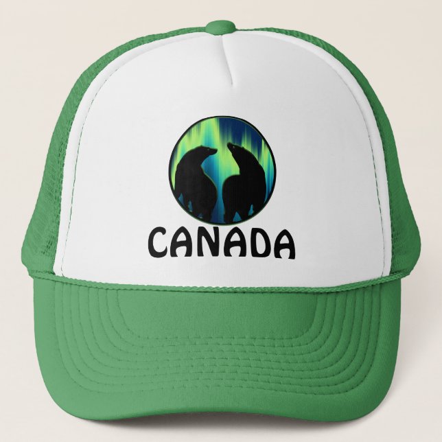 Björnkrukarna, inbyggda konsthattar för konsthantv truckerkeps (Framsida)