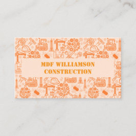 Björnlig arkitektur Ingenjör Mönster Visitkort