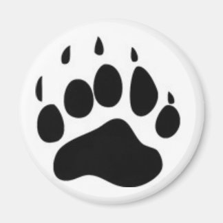 Björnlös utskrift magnet