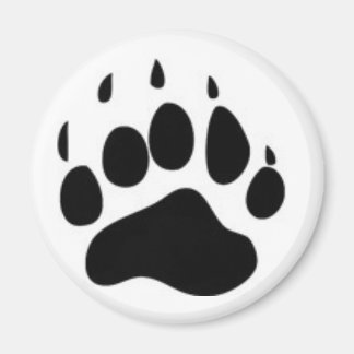 Björnlös utskrift magnet