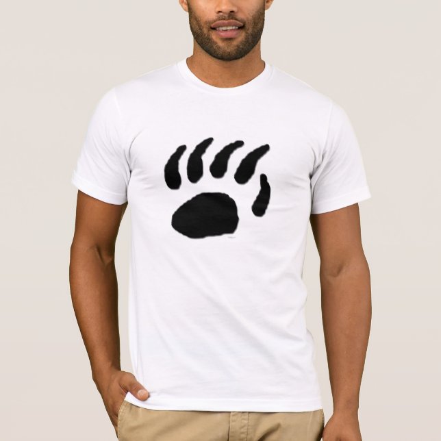 Björnlös utskrift tee shirt (Framsida)