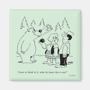 Björnmiddag Magnet