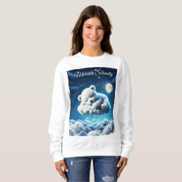 Björnmoln som sover måne djurdröm t shirt