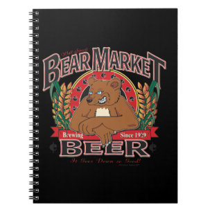 Björnöl/öl för marknaden anteckningsbok