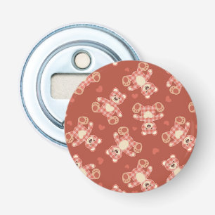 björnpatchworkmönster flasköppnare