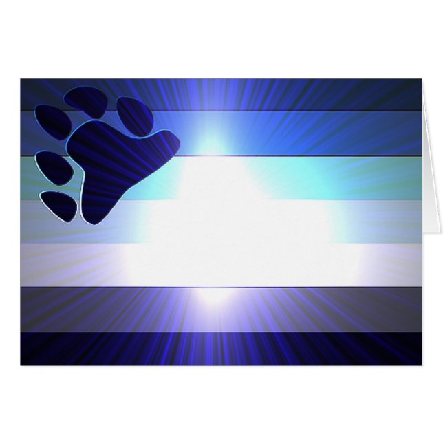 Björnprideexplosion Hälsningskort (Framsidan Horizontal)