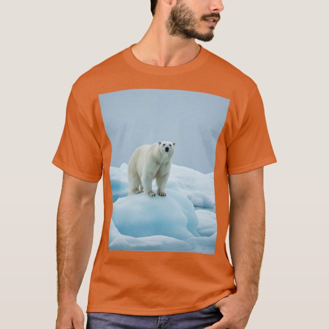 Björnskjorta T-shirt-Polar för majestät T Shirt (Framsida)