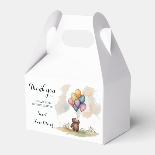 Björnskläder av kön Neutral babystötare Presentaskar (Framsidan Sidan)