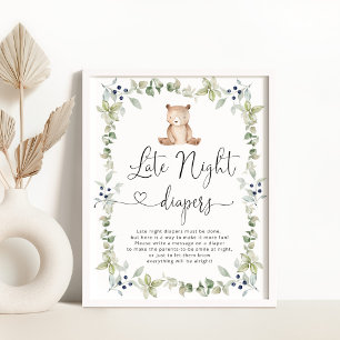 Björnskogar Försenade nattblöjor Poster