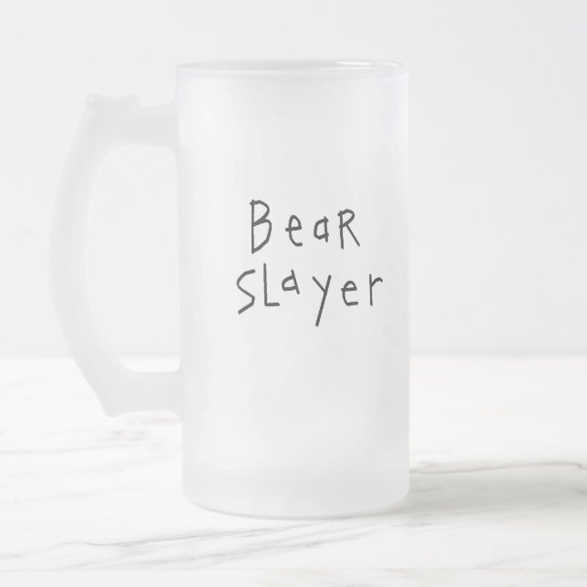 BjörnSlayer Frostat Ölglas (Vänster)