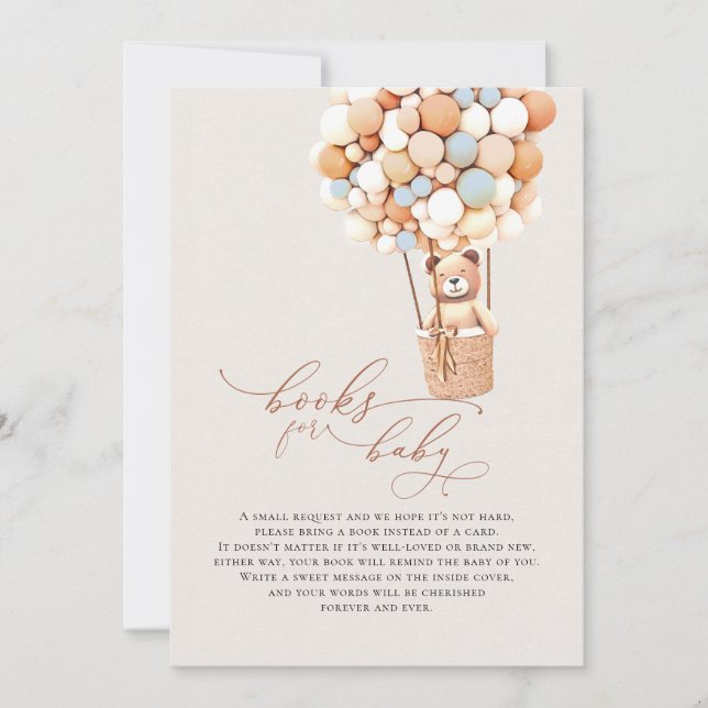 Björnslingor Baby Bokar Kortet Inbjudningar (Framsida)