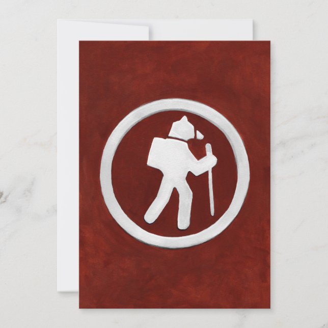 Björnspårmarkör Tack Kort (Framsida)