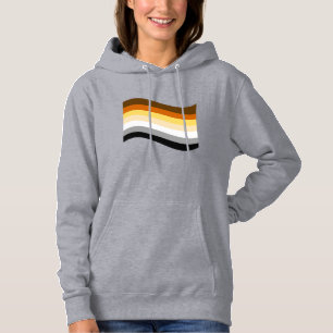 Björnstolt vågig flagga t shirt