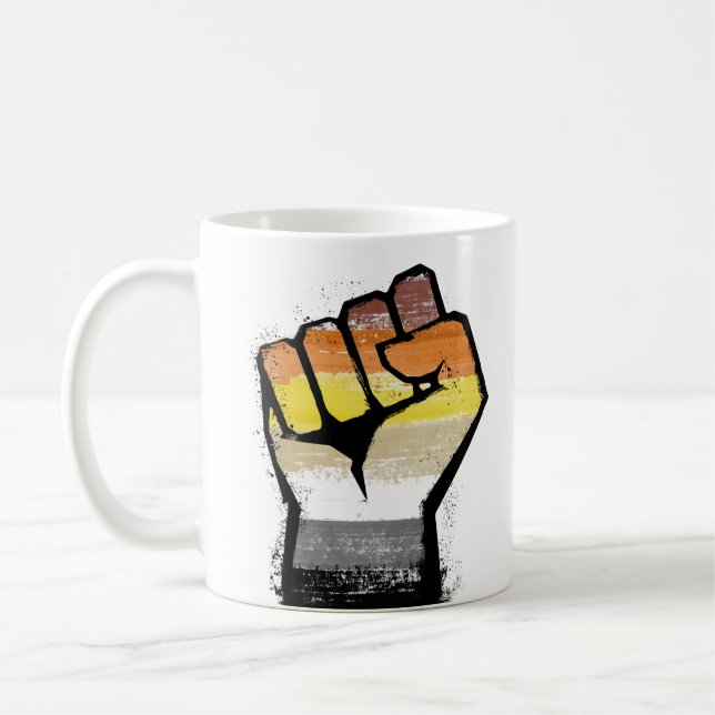 Björnstolthet näve kaffemugg (Vänster)