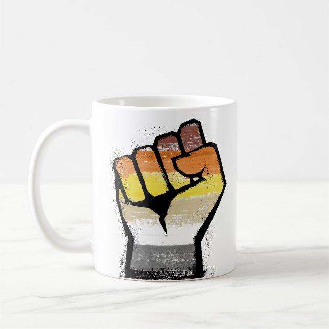 Björnstolthet näve kaffemugg (Vänster)