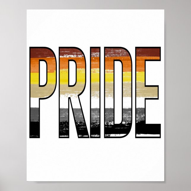 Björnstolthet Ord Poster (Framsidan)