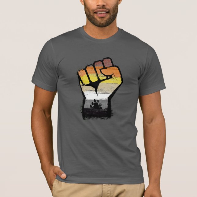 Björnstolthet Pumphand T Shirt (Framsida)
