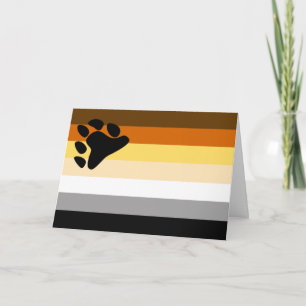 Björnstolthetsflagga Helgkort