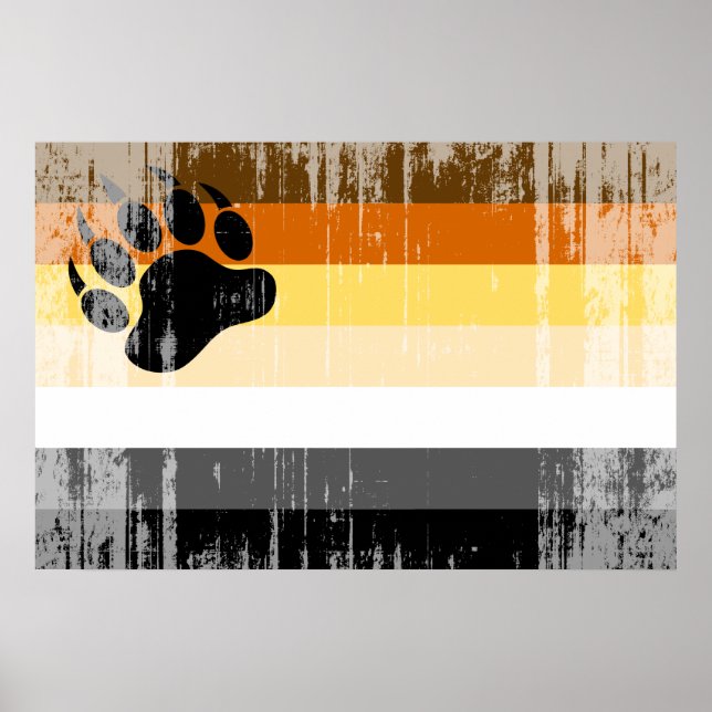 Björnstolthetsflagga Poster (Framsidan)