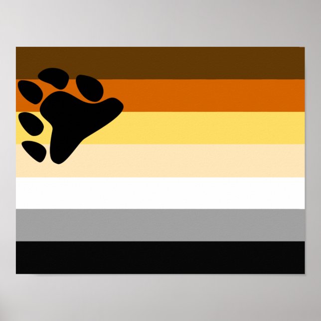 Björnstolthetsflagga Poster (Framsidan)