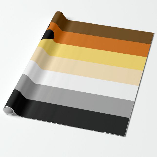 Björnstolthetsflagga Presentpapper (Utrullad)
