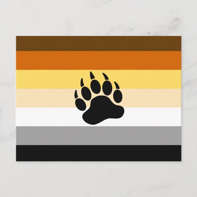 Björnstolthetsflagga Vykort (Framsida)