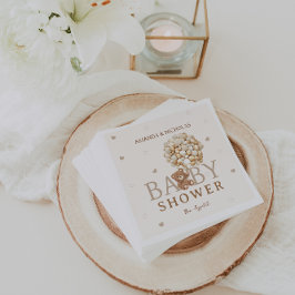 Björnstövel för babykläder i Guld Pappersservett