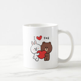 Björnstrumpa kärlek kaffemugg