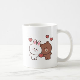 Björnstrumpa kärlek kaffemugg