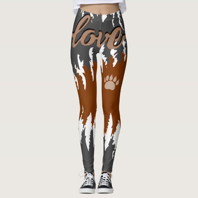 Björntass Leggings (Framsida)